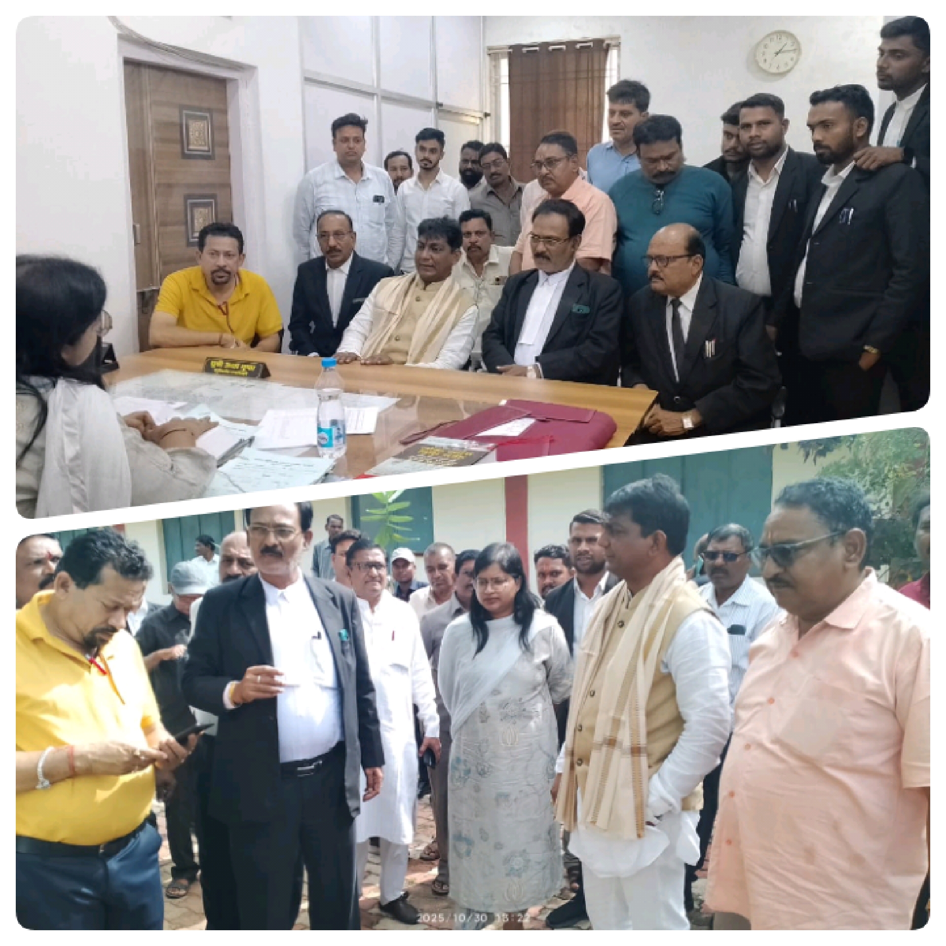 अधिवक्ता संघ द्वारा विधायक से की गई राजस्व न्यायालय में अधिवक्ता कक्ष की मांग हुई त्वरित पूरी