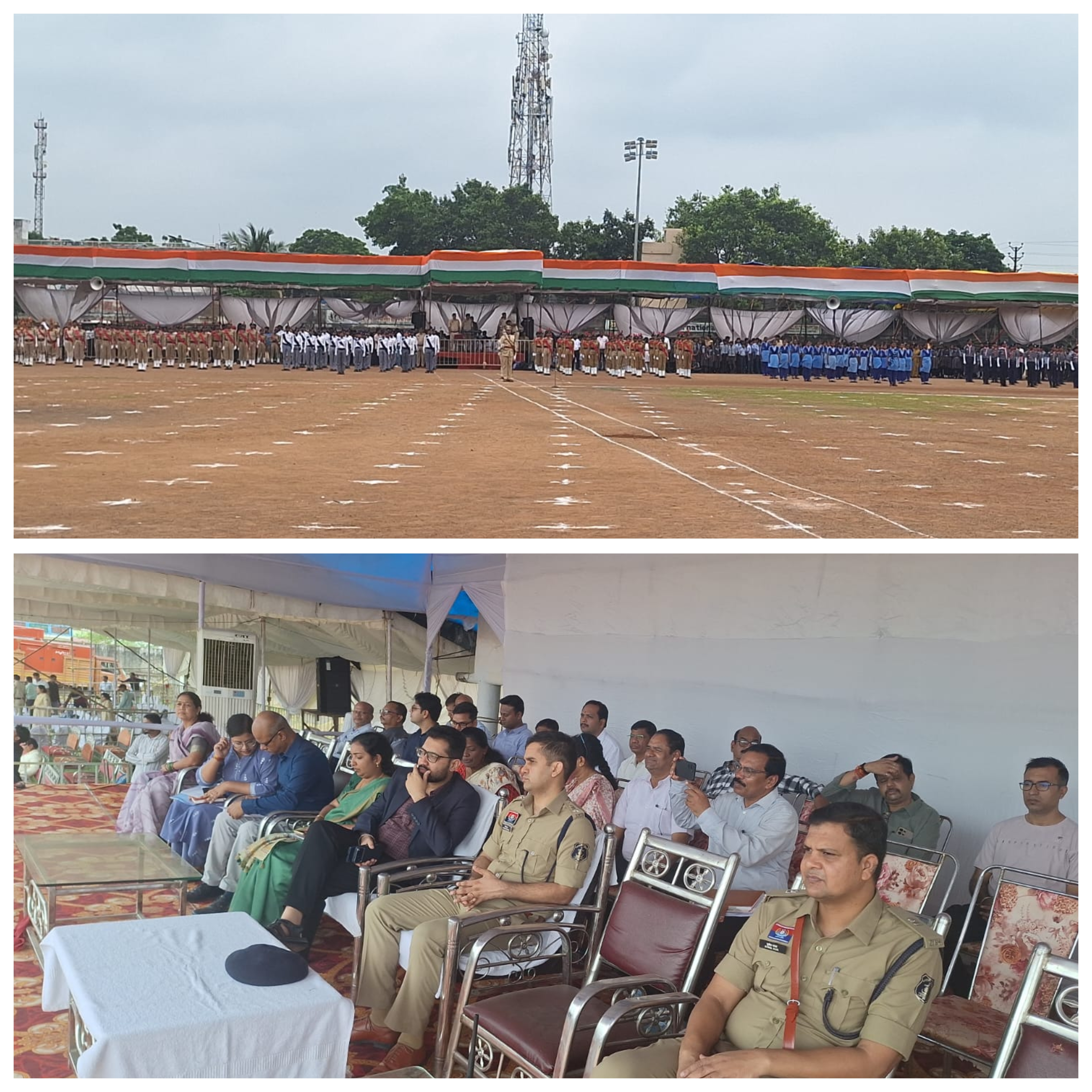 स्वतंत्रता दिवस से पूर्व मिनी स्टेडियम में की गई फुल ड्रेस रिहर्सल, छत्तीसगढ़ी और देशभक्ति से सराबोर होगा सांस्कृतिक कार्यक्रम