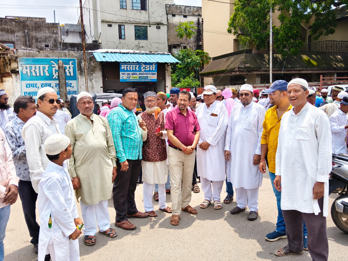 ईद मिलाद-उन-नबी की शोभायात्रा का भाजपा अल्पसंख्यक प्रकोष्ठ ने किया भव्य स्वागत